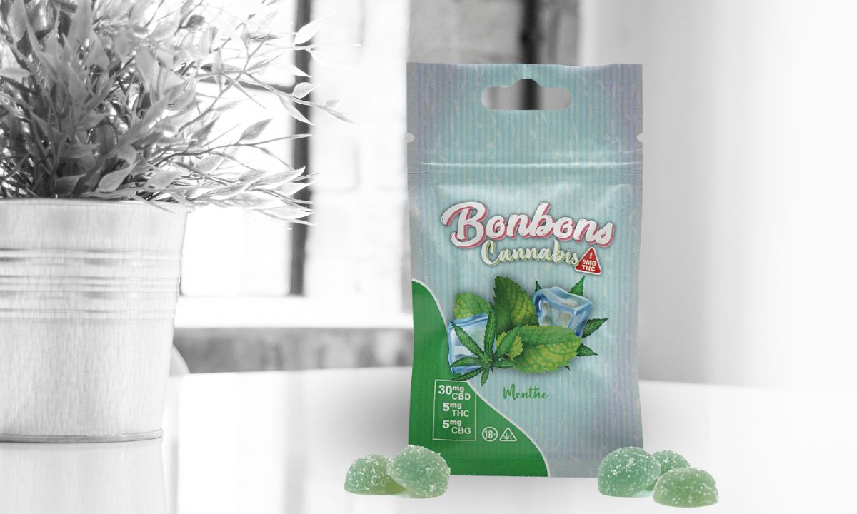 Bonbon CBD [Gummies] - goût Menthe